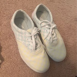 Pastel check Vans